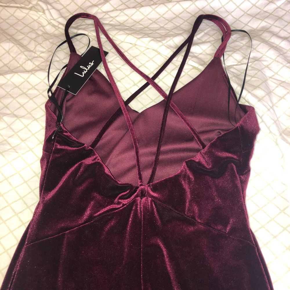 LuLus Velvet Dress